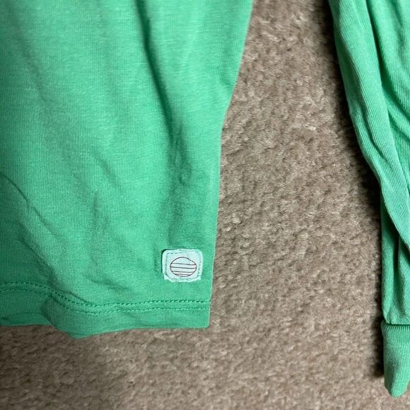 Marine Layer T-Shirt Mens Size Small Green AWS Re:Invent Ask Me Long Sleeve Crew - Picture 4 of 11